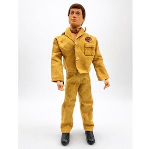 Vintage 1964 GI Joe 12” Flocked Hair Blue Eyes Scar Face READ